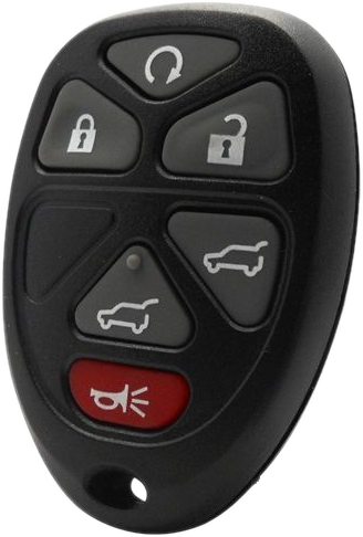 GM 6 Button Remote Shell